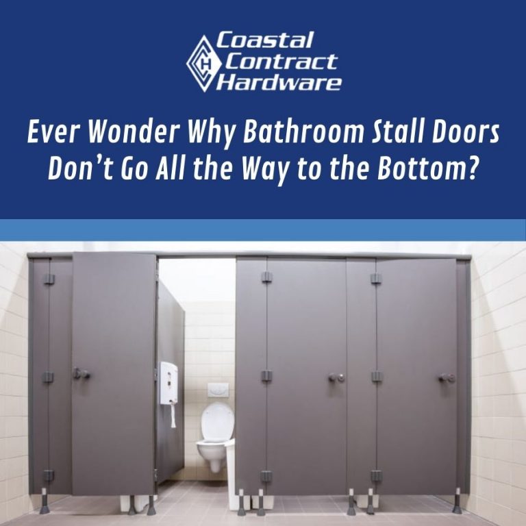Ever Wonder Why Bathroom Stall Doors Don’t Go All the Way to the Bottom