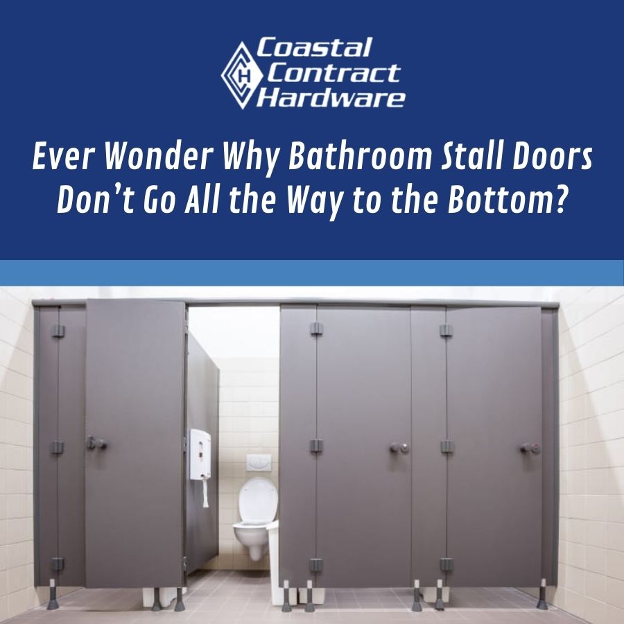Ever Wonder Why Bathroom Stall Doors Don’t Go All the Way to the Bottom? 